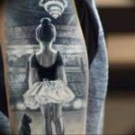 photo tattoo ballerina 07.05.2019 №280 - Ballet Dancer Tattoo - tattoovalue.net