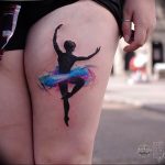 photo tattoo ballerina 07.05.2019 №286 - Ballet Dancer Tattoo - tattoovalue.net