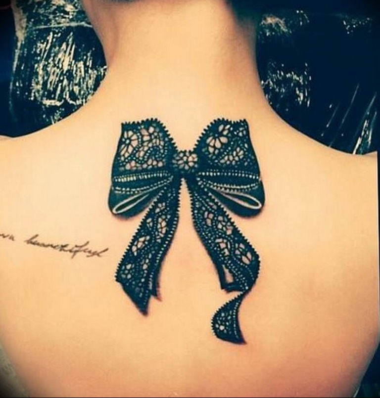 17 Beautiful Bow and Lace Tattoos for Women  Design Swan  Lace bow tattoos  Bow tattoo designs Lace tattoo design