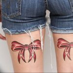 photo tattoo bow 17.04.2019 №020 - idea for tattoo bow - tattoovalue.net