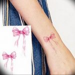 photo tattoo bow 17.04.2019 №053 - idea for tattoo bow - tattoovalue.net