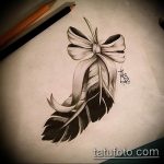photo tattoo bow 17.04.2019 №103 - idea for tattoo bow - tattoovalue.net