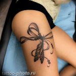 photo tattoo bow 17.04.2019 №120 - idea for tattoo bow - tattoovalue.net