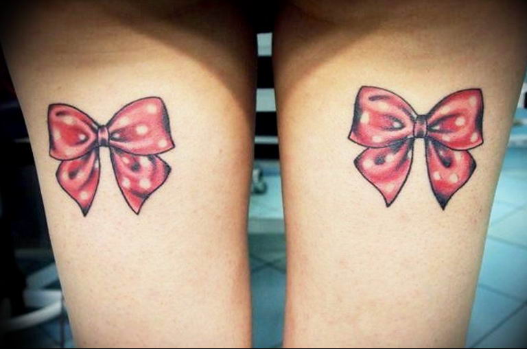 photo tattoo bow 17.04.2019 №244 - idea for tattoo bow - tattoovalue.net
