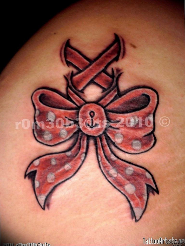 photo tattoo bow 17.04.2019 №305 - idea for tattoo bow - tattoovalue.net