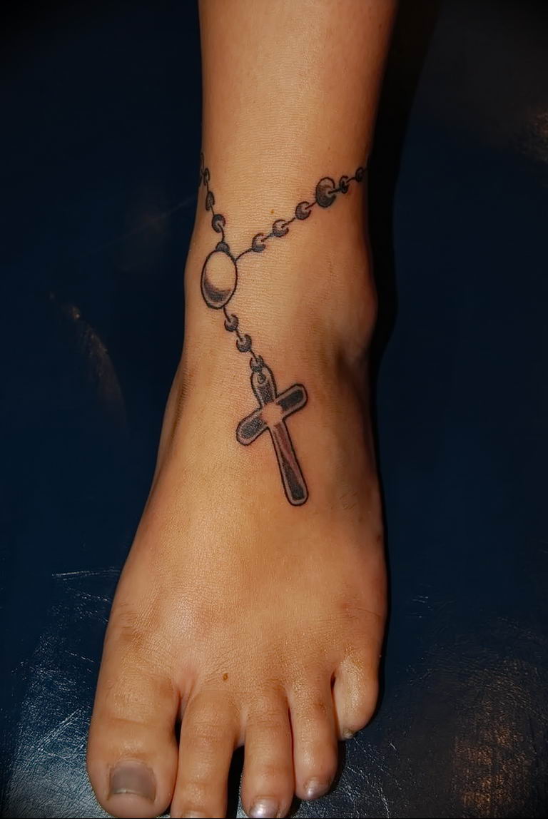 Tattoo uploaded by Tara  Bracelet bracelet necklace cross  Tattoodo