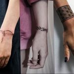 photo tattoo bracelet 04.05.2019 №075 - bracelet tattoo idea - tattoovalue.net