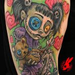photo voodoo doll tattoo 16.04.2019 №007 - idea of a voodoo doll tattoo - tattoovalue.net