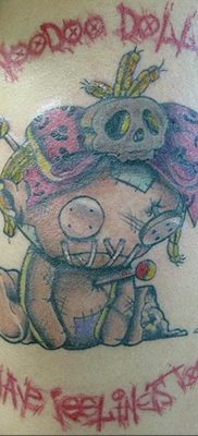 photo voodoo doll tattoo 16.04.2019 №037 – idea of a voodoo doll tattoo – tattoovalue.net