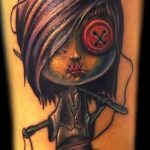 photo voodoo doll tattoo 16.04.2019 №006 - idea of a voodoo doll tattoo - tattoovalue.net