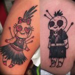 photo voodoo doll tattoo 16.04.2019 №034 - idea of a voodoo doll tattoo - tattoovalue.net