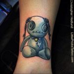 photo voodoo doll tattoo 16.04.2019 №058 - idea of a voodoo doll tattoo - tattoovalue.net