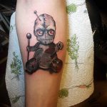 photo voodoo doll tattoo 16.04.2019 №086 - idea of a voodoo doll tattoo - tattoovalue.net