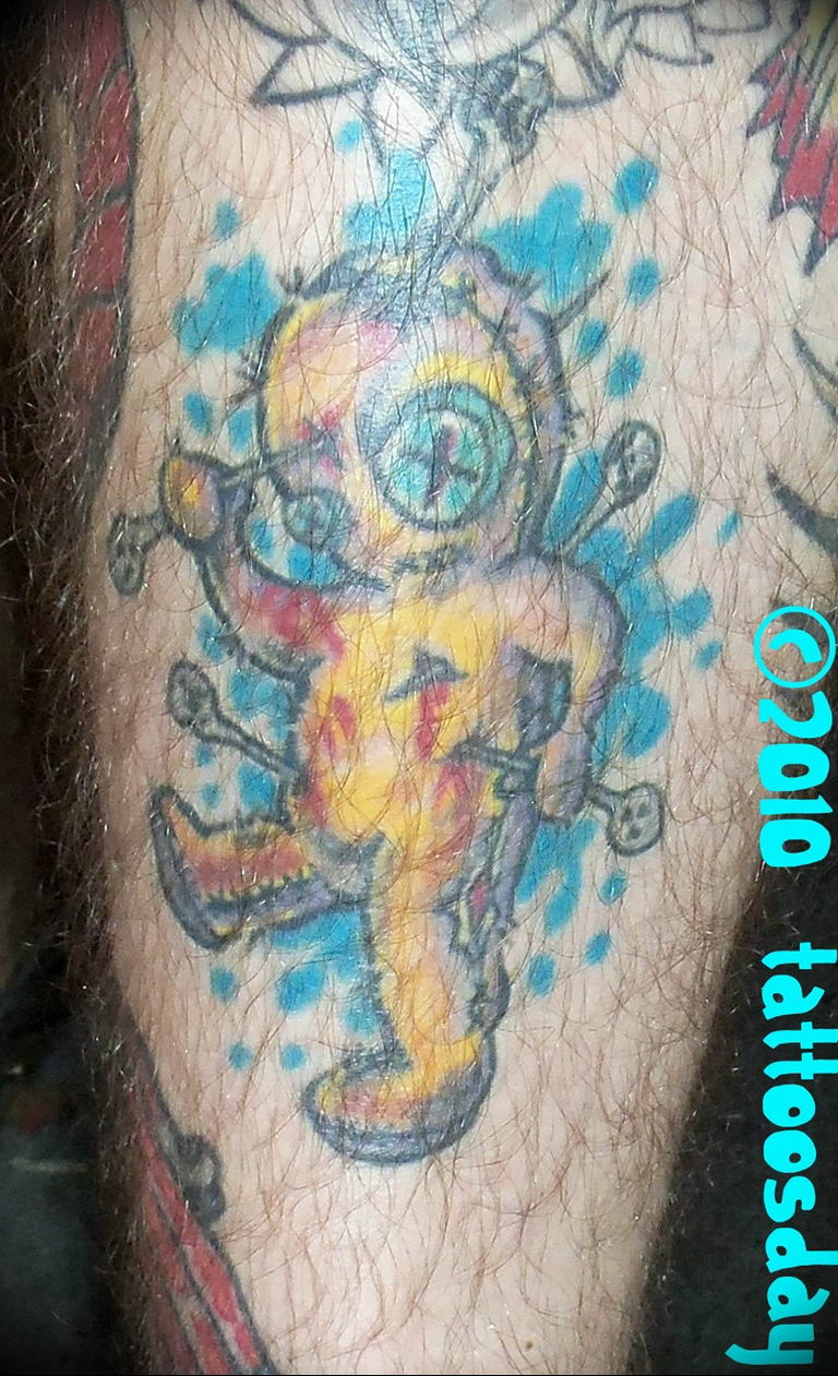 photo voodoo doll tattoo 16.04.2019 №102 - idea of a voodoo doll tattoo - tattoovalue.net