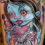 photo voodoo doll tattoo 16.04.2019 №106 - idea of a voodoo doll tattoo - tattoovalue.net