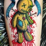 photo voodoo doll tattoo 16.04.2019 №108 - idea of a voodoo doll tattoo - tattoovalue.net