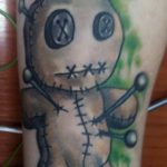 photo voodoo doll tattoo 16.04.2019 №113 - idea of a voodoo doll tattoo - tattoovalue.net