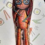 photo voodoo doll tattoo 16.04.2019 №117 - idea of a voodoo doll tattoo - tattoovalue.net
