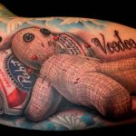 photo voodoo doll tattoo 16.04.2019 №121 - idea of a voodoo doll tattoo - tattoovalue.net
