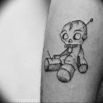 photo voodoo doll tattoo 16.04.2019 №160 - idea of a voodoo doll tattoo - tattoovalue.net
