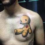 photo voodoo doll tattoo 16.04.2019 №197 - idea of a voodoo doll tattoo - tattoovalue.net