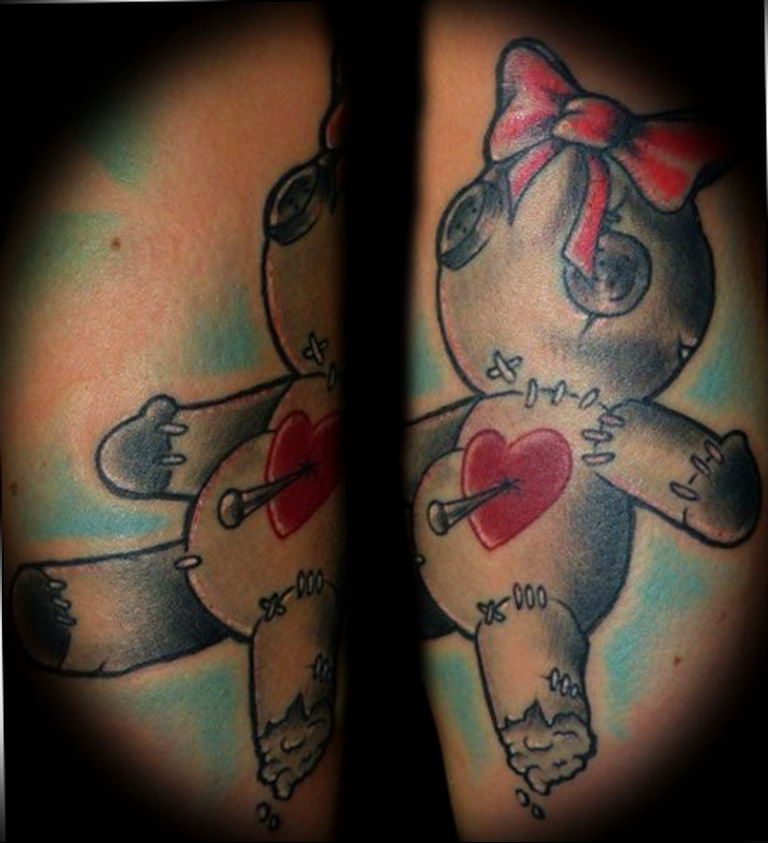 photo voodoo doll tattoo 16.04.2019 №198 - idea of a voodoo doll tattoo - tattoovalue.net