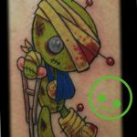 photo voodoo doll tattoo 16.04.2019 №209 - idea of a voodoo doll tattoo - tattoovalue.net