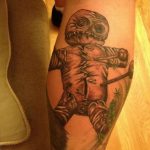 photo voodoo doll tattoo 16.04.2019 №214 - idea of a voodoo doll tattoo - tattoovalue.net