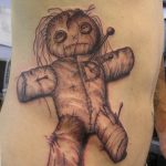 photo voodoo doll tattoo 16.04.2019 №220 - idea of a voodoo doll tattoo - tattoovalue.net