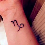 Photo Capricorn zodiac sign tattoo 18.06.2019 №001 - tattoo zodiac sign - tattoovalue.net