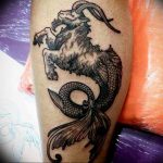 Photo Capricorn zodiac sign tattoo 18.06.2019 №002 - tattoo zodiac sign - tattoovalue.net