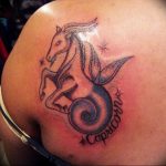 Photo Capricorn zodiac sign tattoo 18.06.2019 №019 - tattoo zodiac sign - tattoovalue.net