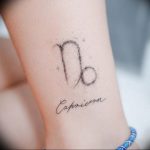 Photo Capricorn zodiac sign tattoo 18.06.2019 №031 - tattoo zodiac sign - tattoovalue.net