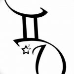 Photo Gemini zodiac sign tattoo 19.06.2019 №001 - tattoo zodiac sign - tattoovalue.net