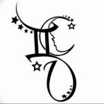 Photo Gemini zodiac sign tattoo 19.06.2019 №002 - tattoo zodiac sign - tattoovalue.net