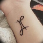 Photo Gemini zodiac sign tattoo 19.06.2019 №003 - tattoo zodiac sign - tattoovalue.net