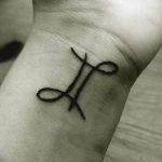 Photo Gemini zodiac sign tattoo 19.06.2019 №008 - tattoo zodiac sign - tattoovalue.net