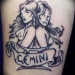 Photo Gemini zodiac sign tattoo 19.06.2019 №018 - tattoo zodiac sign - tattoovalue.net