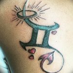 Photo Gemini zodiac sign tattoo 19.06.2019 №029 - tattoo zodiac sign - tattoovalue.net