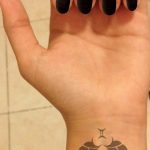 Photo Gemini zodiac sign tattoo 19.06.2019 №030 - tattoo zodiac sign - tattoovalue.net