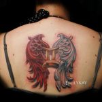 Photo Gemini zodiac sign tattoo 19.06.2019 №037 - tattoo zodiac sign - tattoovalue.net