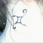 Photo Gemini zodiac sign tattoo 19.06.2019 №043 - tattoo zodiac sign - tattoovalue.net