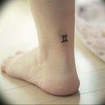 Photo Gemini zodiac sign tattoo 19.06.2019 №056 - tattoo zodiac sign - tattoovalue.net