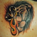 Photo Leo zodiac sign tattoo 19.06.2019 №068 - tattoo zodiac sign - tattoovalue.net