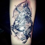 Photo Sagittarius zodiac sign tattoo 19.06.2019 №020 - tattoo zodiac sign - tattoovalue.net