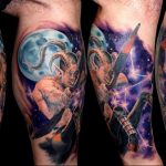 Photo Sagittarius zodiac sign tattoo 19.06.2019 №043 - tattoo zodiac sign - tattoovalue.net