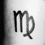 Photo Virgo zodiac sign tattoo 19.06.2019 №004 - tattoo zodiac sign - tattoovalue.net