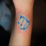 Photo Virgo zodiac sign tattoo 19.06.2019 №008 - tattoo zodiac sign - tattoovalue.net