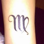 Photo Virgo zodiac sign tattoo 19.06.2019 №027 - tattoo zodiac sign - tattoovalue.net