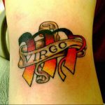 Photo Virgo zodiac sign tattoo 19.06.2019 №030 - tattoo zodiac sign - tattoovalue.net